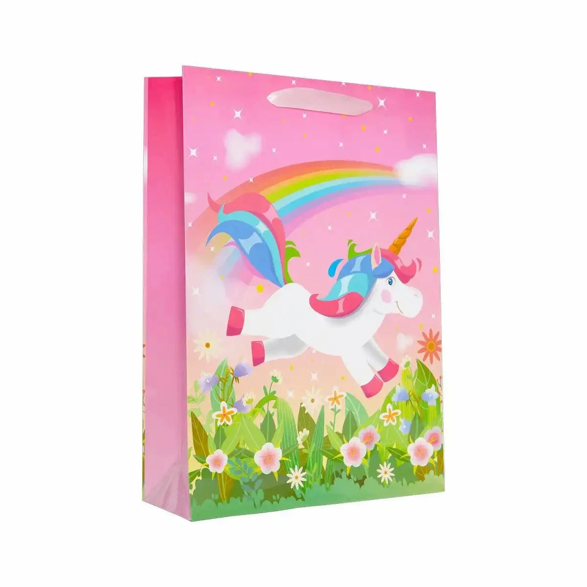IDENA Geschenk-Tragetasche „Einhorn“ – 25 × 34 cm | Magische Verpackung für Kinder