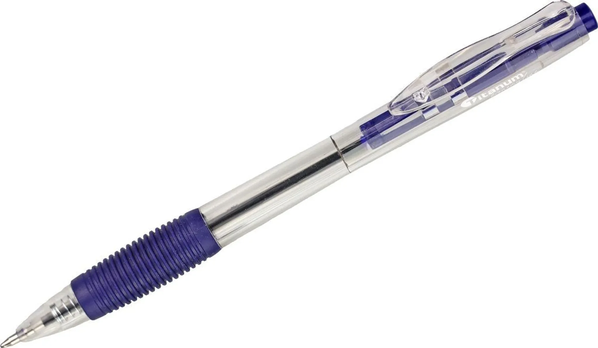 Automatik-Kugelschreiber „Grip Economy“ – Blau, 0,7 mm