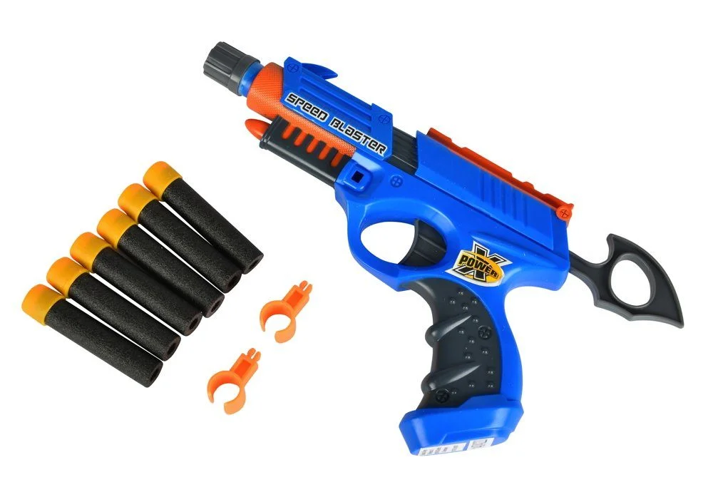 Outdoor-Wurfspiel „Speed Blaster X-Power“ – mit 6 Schaumstoffpfeilen, 20 cm