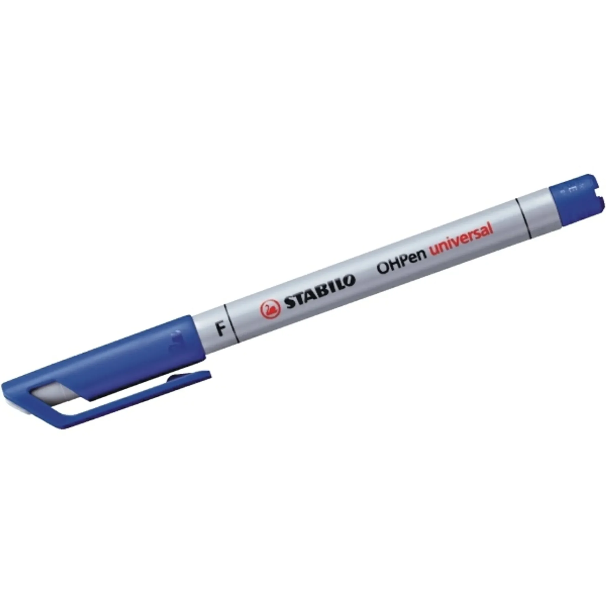 STABILO OHPen universal – Folienstift wasserlöslich, Fein 0,7 mm, blau