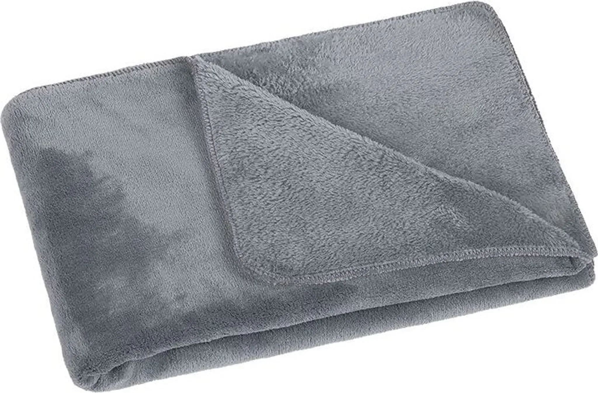Babydecke aus Mikrofaser 75×100 cm – Grau, kuschelweich & warm
