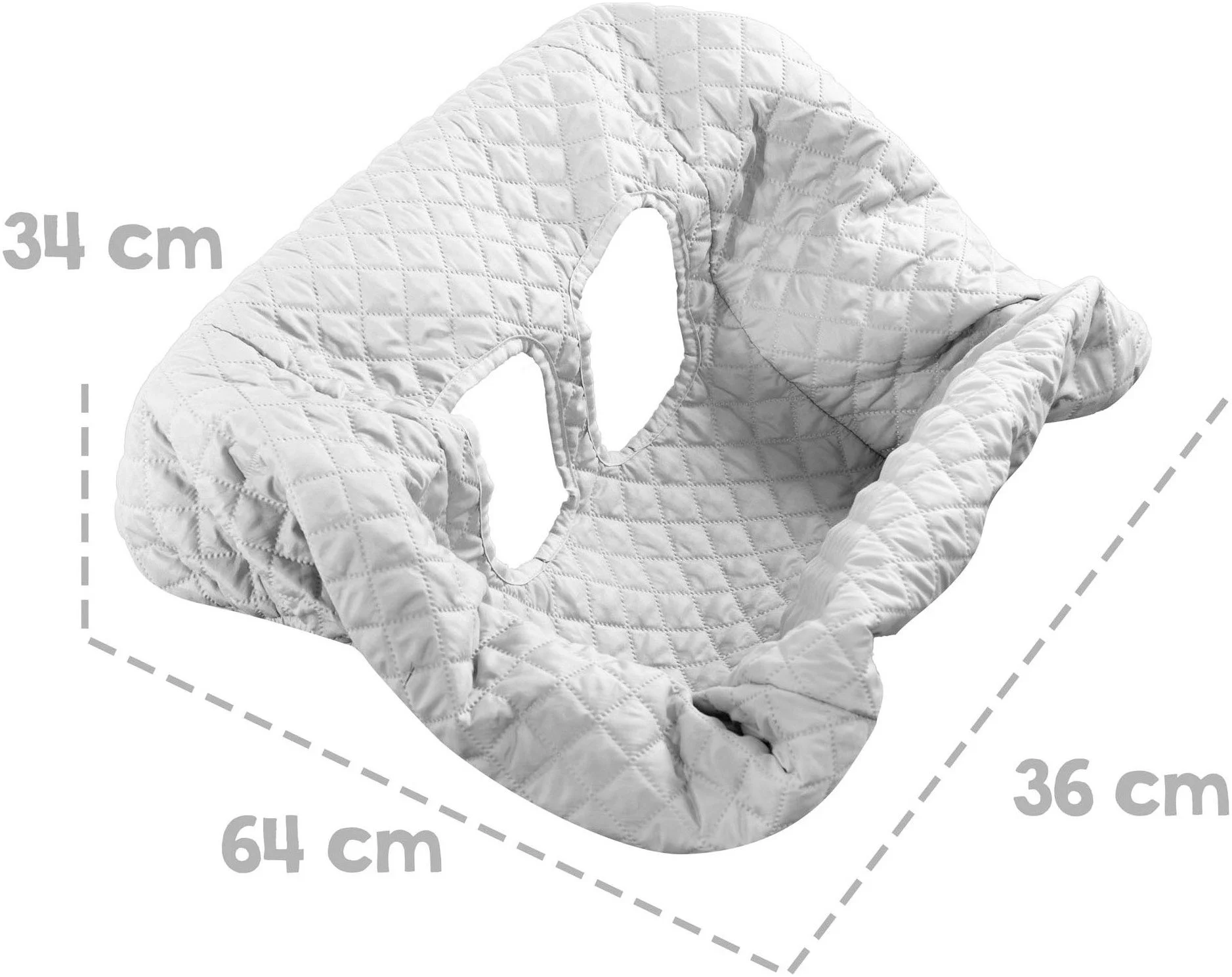 Caretero Mini Kinderwagentasche – Universal Organizer, schwarz