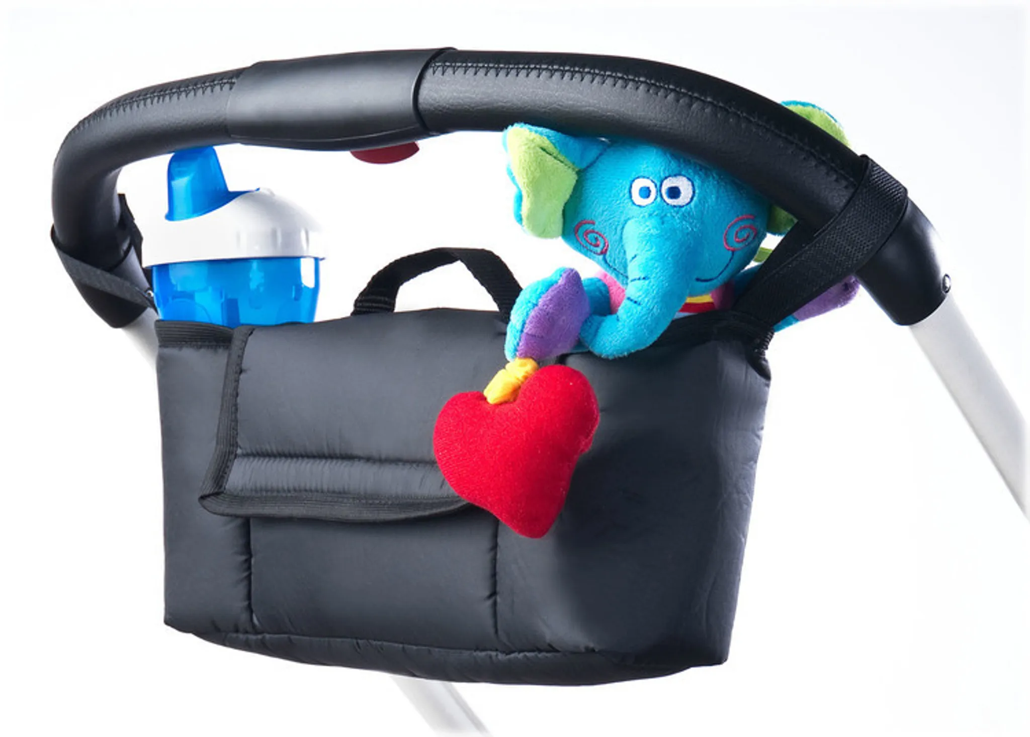 Mini-Kinderwagentasche – Caretero, Schwarz