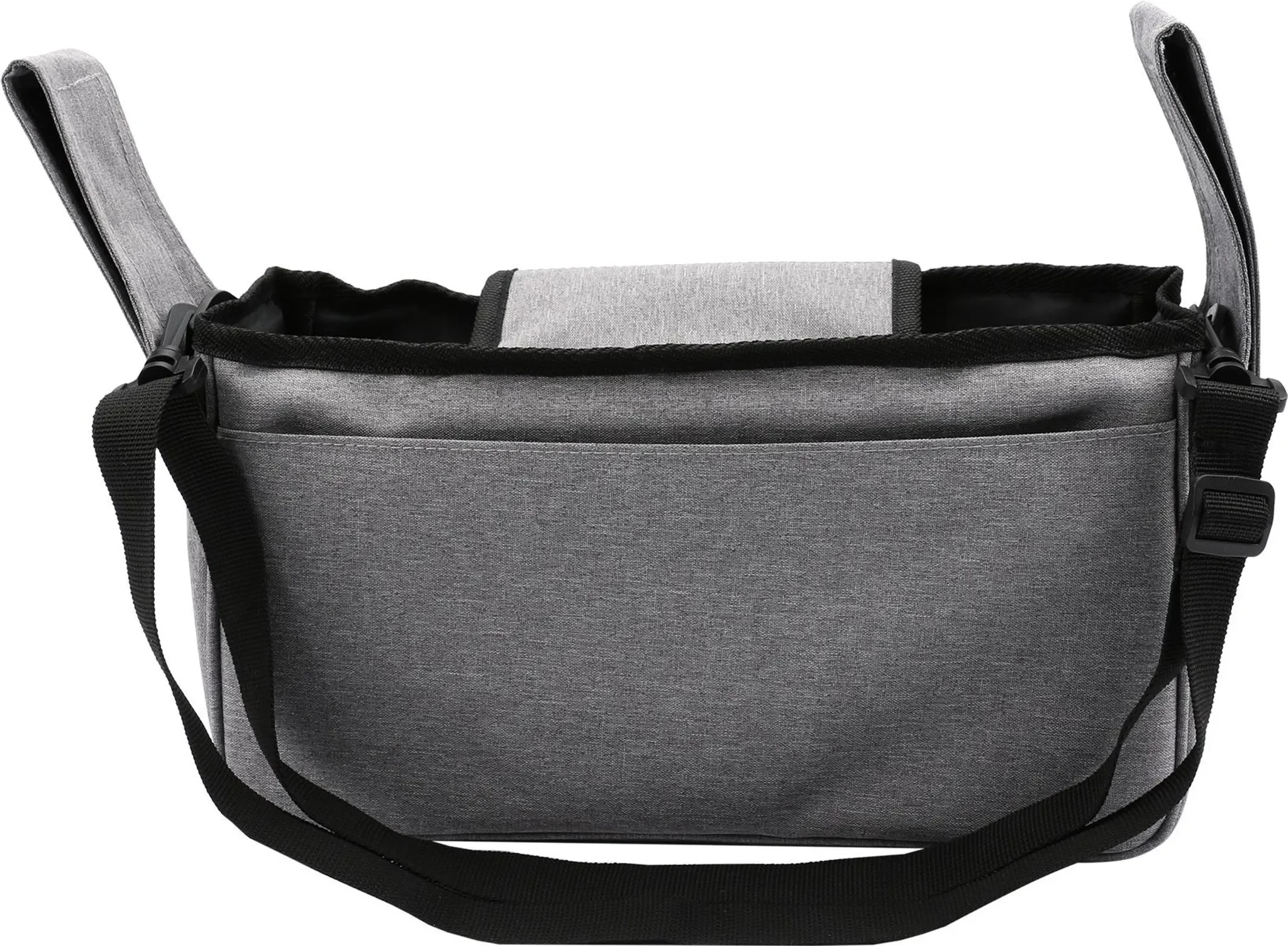 Olympia BO200 Buggy Organizer – Grey | Universale Kinderwagen-Tasche | Wasserabweisend & mit Flaschenhaltern