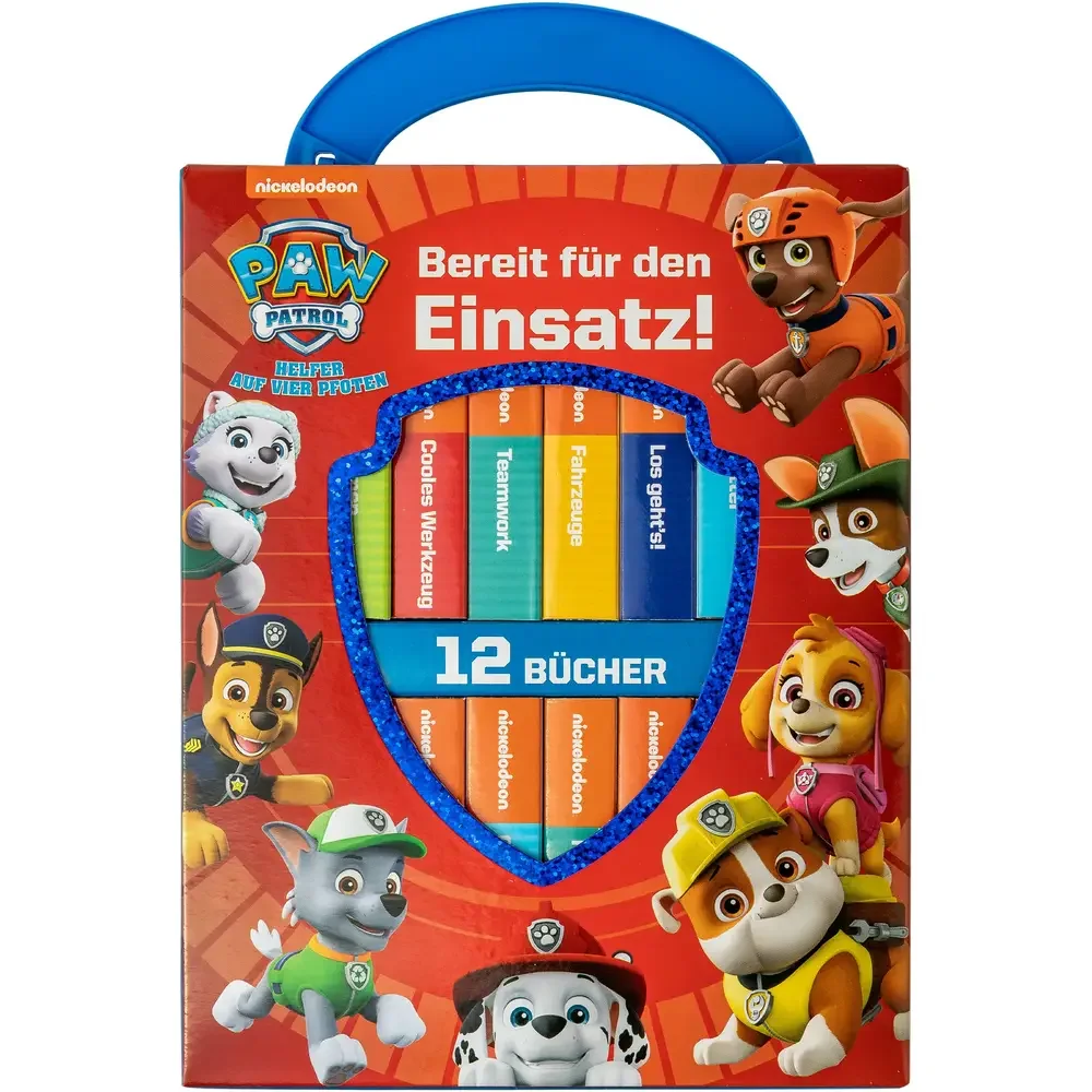 PAW Patrol – Bereit für den Einsatz! Meine erste Bibliothek – Bücherbox mit 12 Pappbilderbüchern