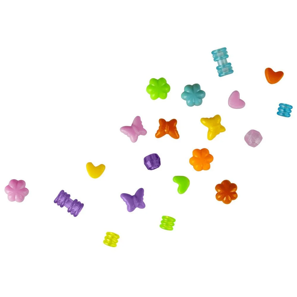 BESTTOY Kreativset – Hairstyler Zubehör | Perlen, Fäden, Spulen & Kamm | Für bunte Flechtfrisuren