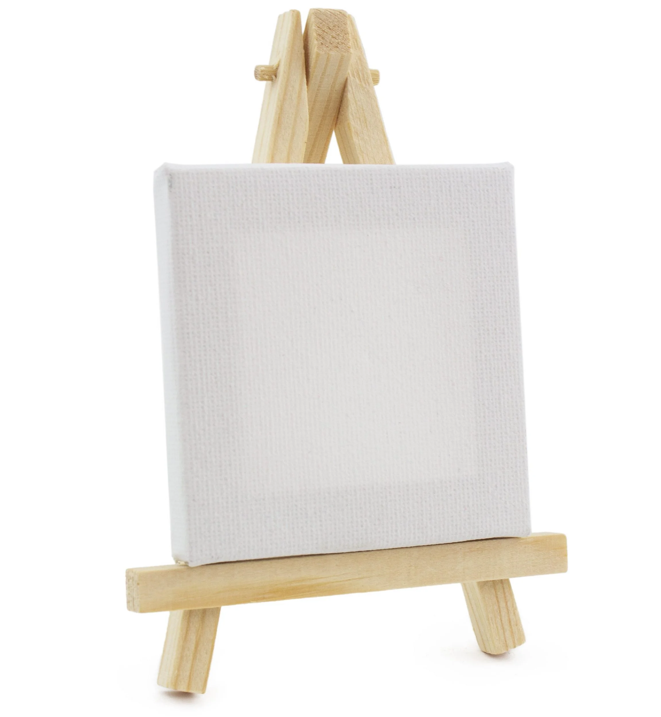 BRUBAKER Mini-Staffelei Set – Miniatur-Keilrahmen mit Leinwand zum Selbstgestalten