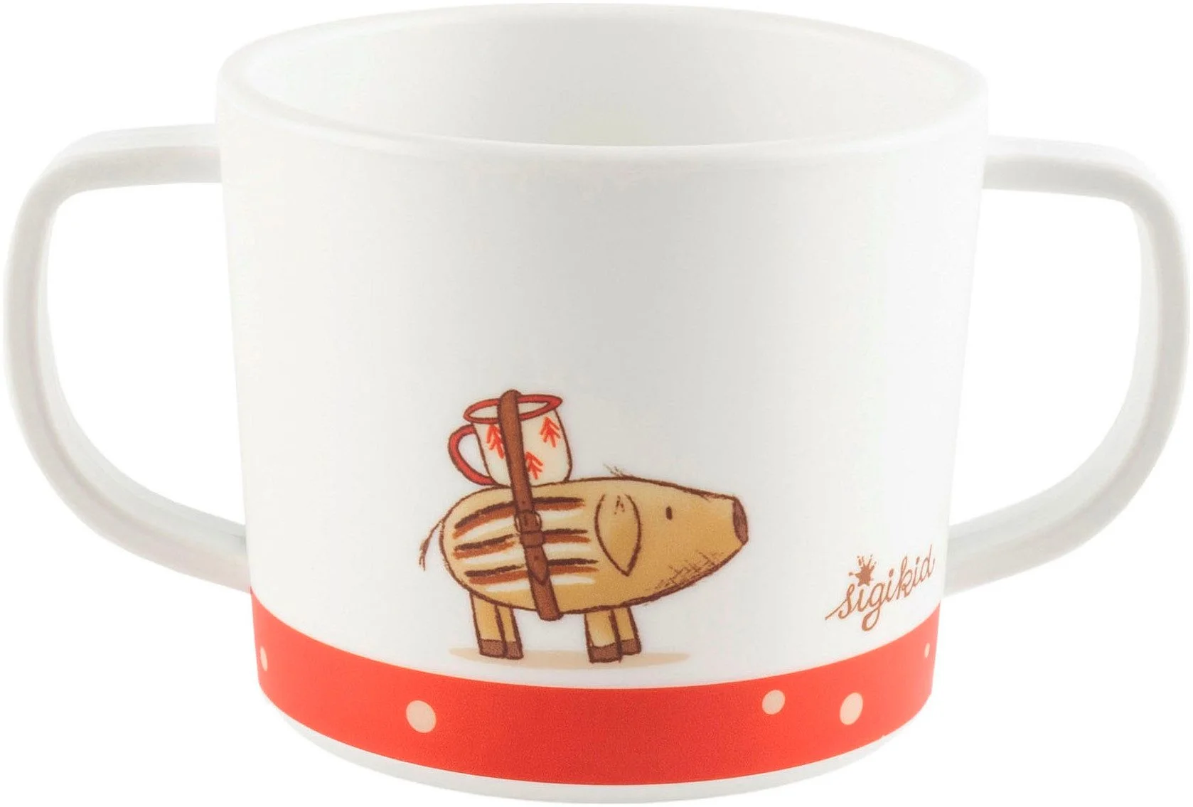 Kindertasse „Mister O'Lui & Rupert“ – mit 2 Henkeln