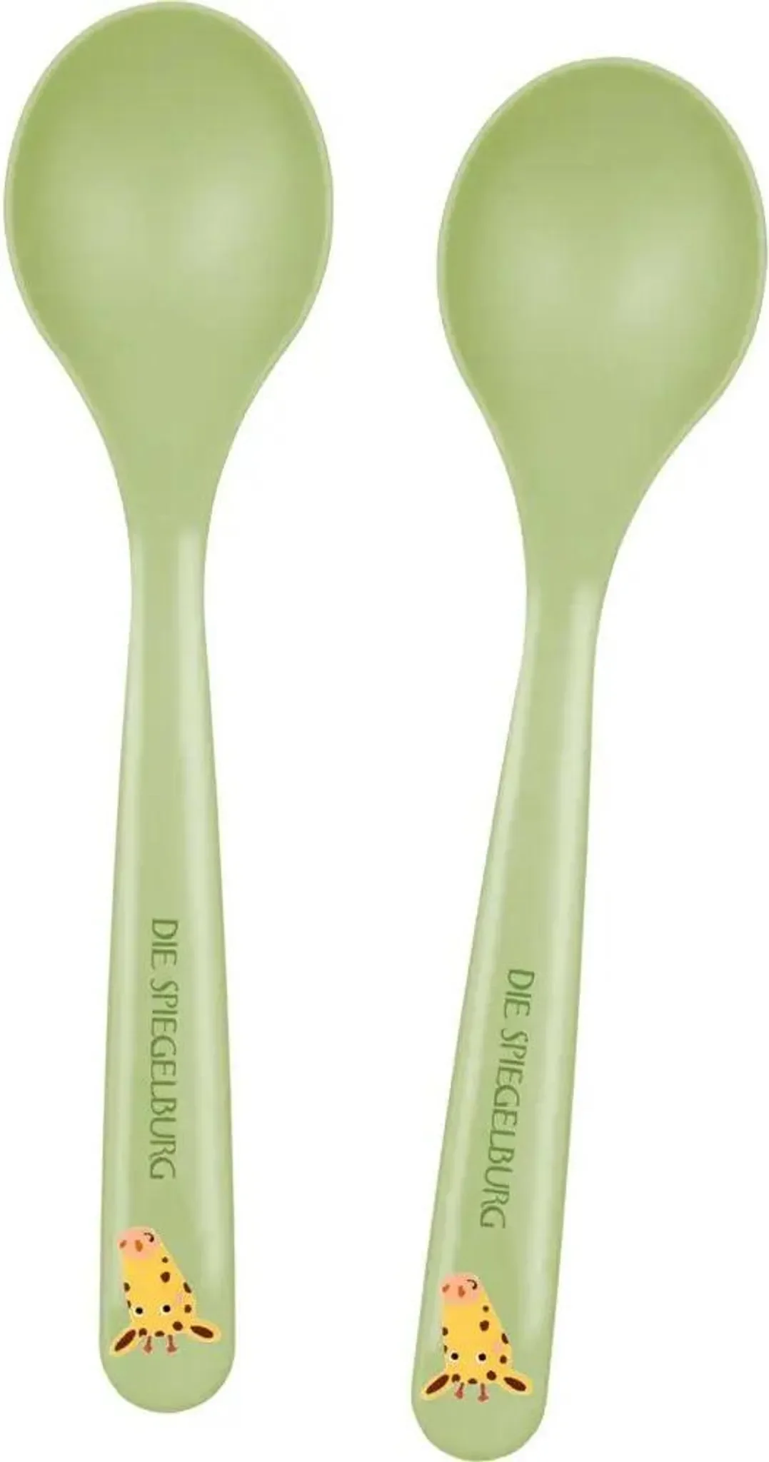 Kinderlöffel 2er-Set „Giraffe – Freche Rasselbande“ – BPA-frei, leicht & bruchsicher