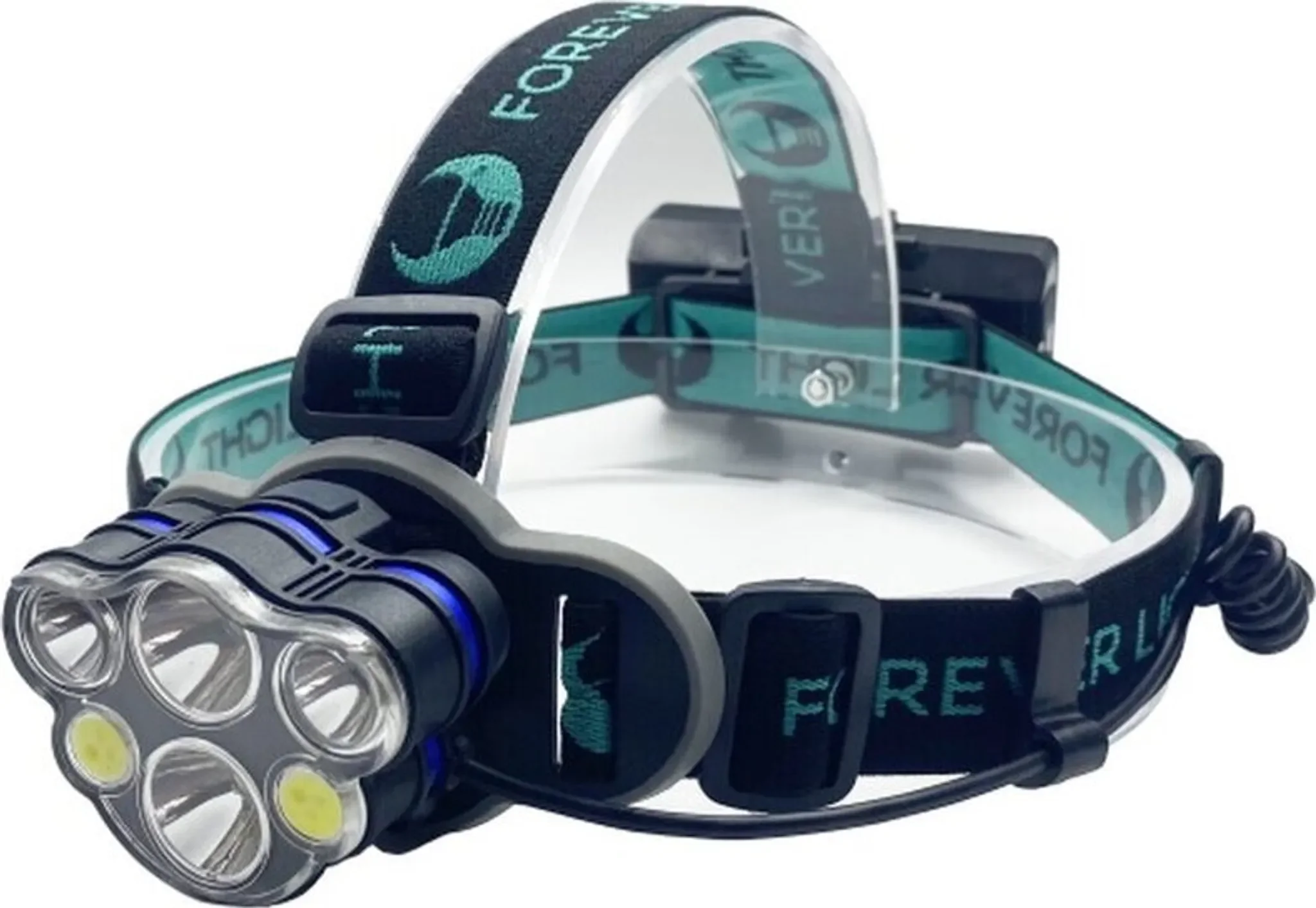 Forever Light LED-Stirnlampe Ultra T6 – 500 lm Power-Headlight mit Akku