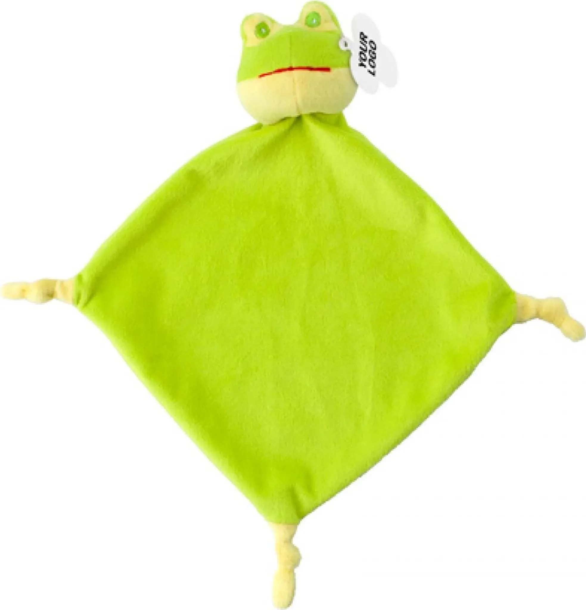 Plüsch-Schnuffeltuch „Frosch“ – 19×19 cm, weich & sicher nach EN71