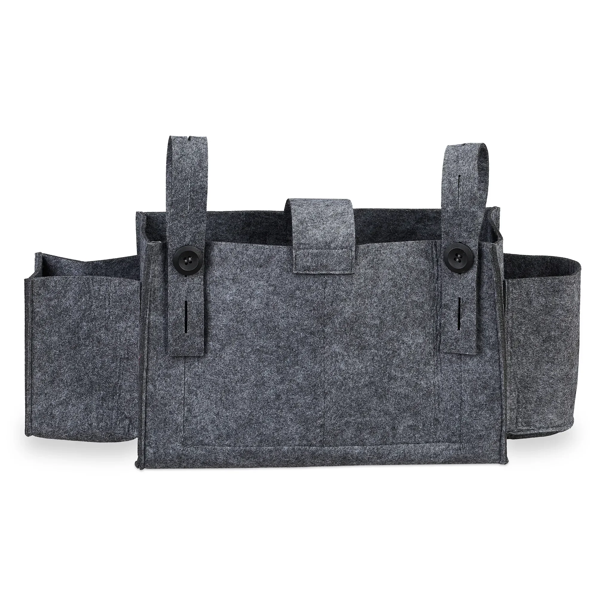 Filz-Betttasche für Hochbetten – Relaxdays Organizer mit 8 Fächern