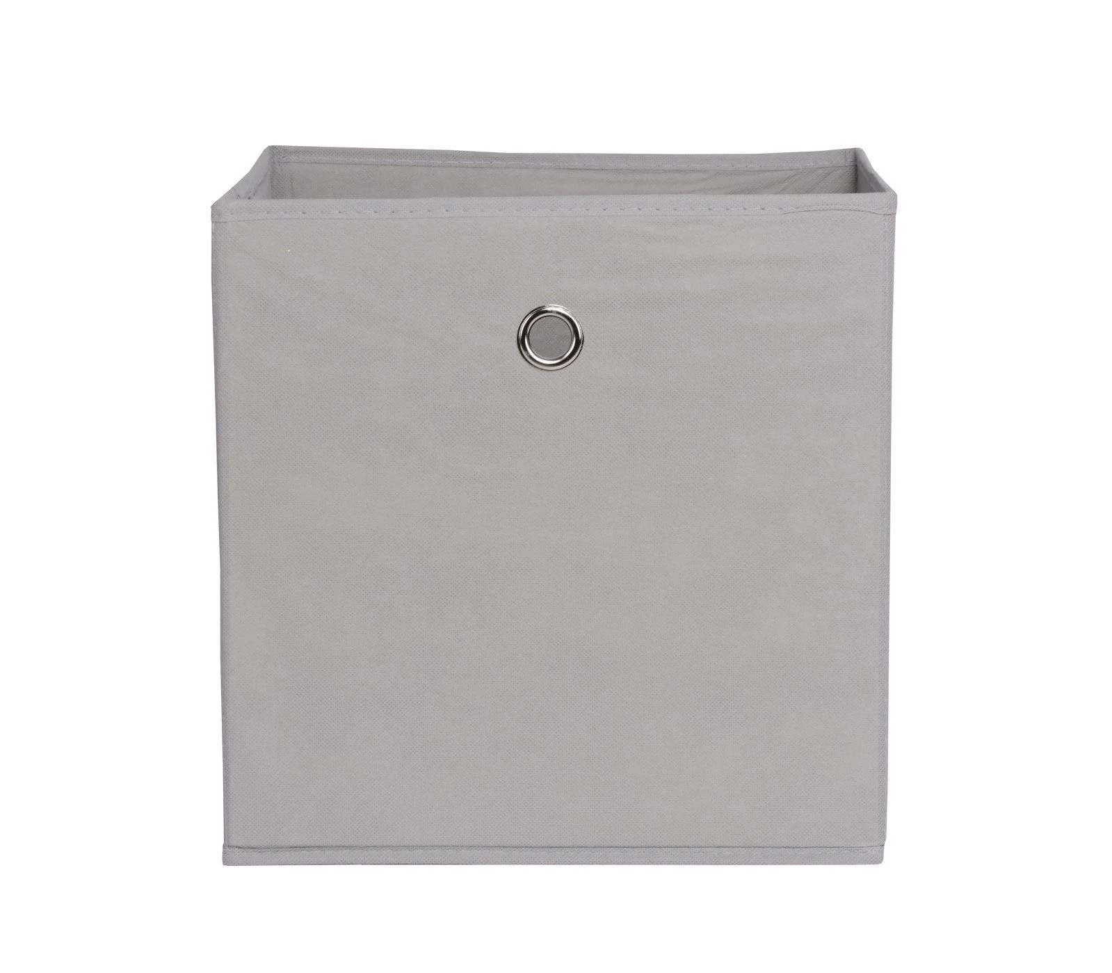 Faltbox „Delta“ 32×32×32 cm – Stoffbox zur Aufbewahrung, Farbe Schlamm