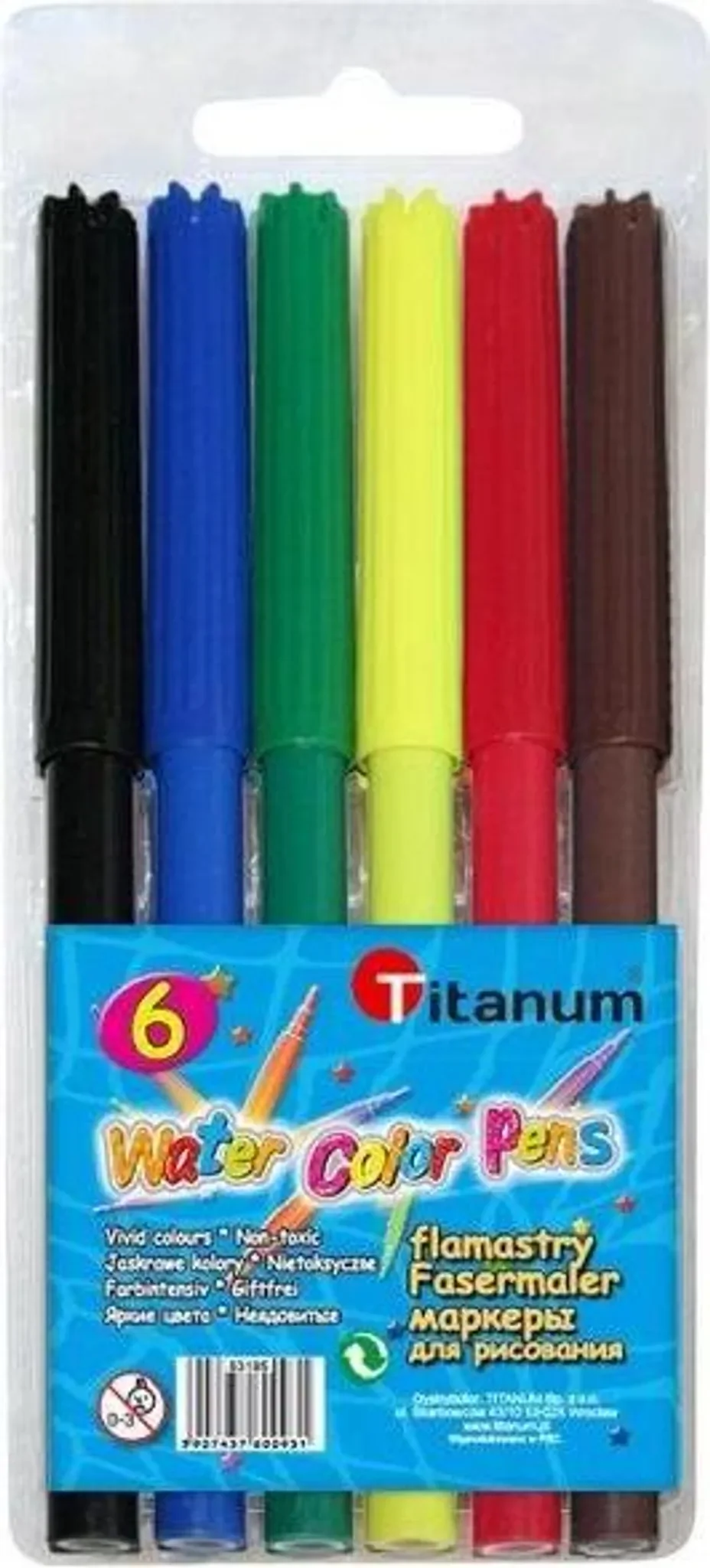 Filzmarker-Set „Titanum“ – 6 Farben